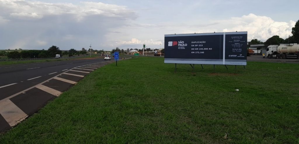 Iniciada a duplicação de mais 28 quilômetros da SP-333, entre Pongaí e Guarantã