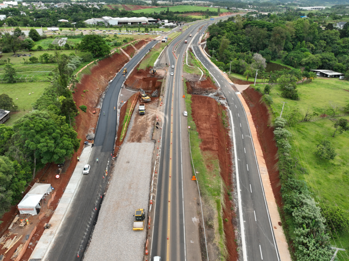 Duplicação da BR-386/RS altera o tráfego a partir deste sábado (23), em Lajeado