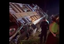 Mulher morre em tombamento de ônibus da Real Maia na BR-155/PA Mulher morre em tombamento de ônibus da Real Maia na BR-155/PA