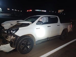 Colisão de camionete e moto na BR-060/GO mata garupa e fere motoqueiro