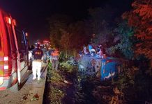 Acidente com ônibus na BR-153/GO deixa feridos, em Santa Tereza de Goiás Acidente com ônibus na BR-153/GO deixa feridos, em Santa Tereza de Goiás