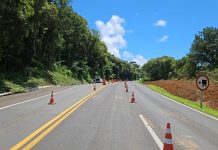 Tráfego na Serra da Esperança na BR-277/PR permanece interditado Tráfego na Serra da Esperança na BR-277/PR permanece interditado