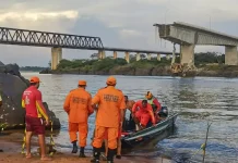 Subiu para 11 o número de mortos no desabamento da ponte da BR-226