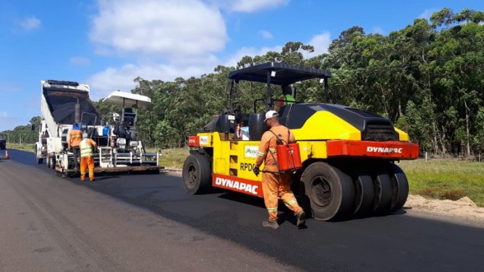 RSC-101 recebe obras de recuperação no litoral do Rio Grande do Sul RSC-101 recebe obras de recuperação no litoral do Rio Grande do Sul