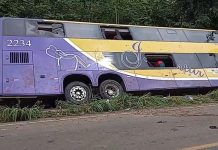 Ônibus da Jarlentur tomba com 45 passageiros na BR-153/PA e deixa feridos Ônibus da Jarlentur tomba com 45 passageiros na BR-153/PA e deixa feridos