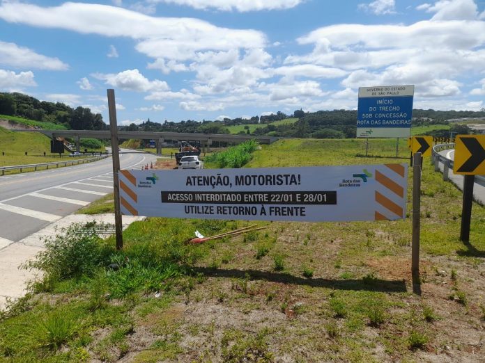 Acesso à Perimetral de Itatiba (SP) será interditado a partir desta quarta-feira (22) Acesso à Perimetral de Itatiba (SP) será interditado a partir desta quarta-feira (22)