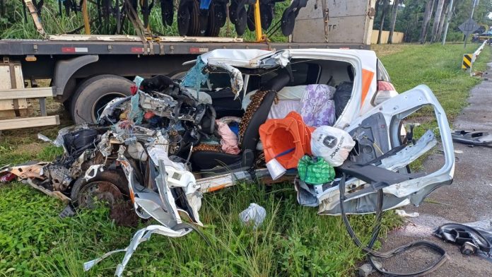 Motorista de escolta morre em acidente na BR-414/GO, em Cocalzinho