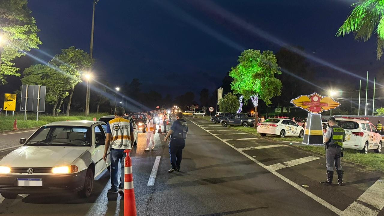 Operação na SP-270 realiza mais de 2 mil testes de bafômetro e multa 36 condutores