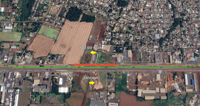 Segunda marginal da BR-277/PR, em Foz do Iguaçu, será fechada, nesta segunda (27) Segunda marginal da BR-277/PR, em Foz do Iguaçu, será fechada, nesta segunda (27)