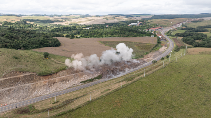 Detonações de rochas na BR-386/RS alteram o tráfego, nesta semana Detonações de rochas na BR-386/RS alteram o tráfego, nesta semana
