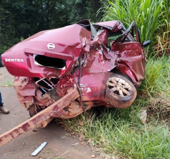 Acidente na SC-154 deixa um morto e três feridos, em Itá