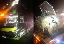 Acidente entre carro e ônibus na PR-496 deixa ferido, no Paraná Acidente entre carro e ônibus na PR-496 deixa feridos, no Paraná