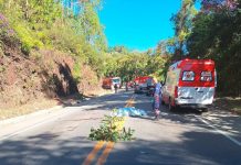 Motoqueiros morrem e outros dois ficam feridos em colisão entre motos na BR-262/ES Motoqueiros morrem e outros dois ficam feridos em colisão entre motos na BR-262/ES