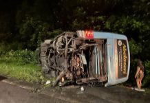 Acidente com ônibus, carreta e caminhão deixa feridos na BR-376/PR, em Guaratuba Acidente com ônibus, carreta e caminhão deixa feridos na BR-376/PR, em Guaratuba