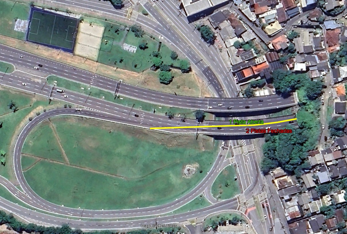 Manutenção em túnel da SC-401 altera p tráfego entre segunda (24) e quinta(27)