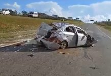 Acidente na BR-060/GO deixa 1 morto, após capotamento de carro, em Anápolis Acidente na BR-060/GO deixa 1 morto, após capotamento de carro, em Anápolis