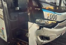 Mulher morre atropelada por ônibus na ERS-407, após carro que dirigia sair da pista Mulher morre atropelada por ônibus na ERS-407, após carro que dirigia sair da pista