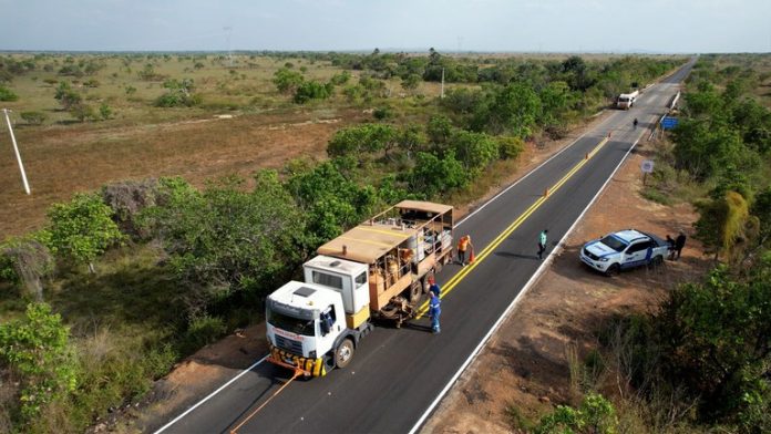 BR-174/RR recebe serviços de restauração em 25 quilômetros, em Amajari BR-174/RR recebe serviços de restauração em 25 quilômetros, em Amajari