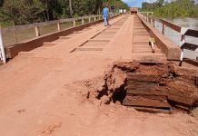 BR-230/AM tem interdição total na ponte sobre o Igarapé Joari, nesta quarta (19) BR-230/AM tem interdição total na ponte sobre o Igarapé Joari, nesta quarta (19)