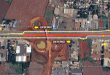 BR-277 está bloqueada, em Foz do Iguaçu (PR), para avanço em obra de novo viaduto BR-277 está bloqueada, em Foz do Iguaçu (PR), para avanço em obra de novo viaduto