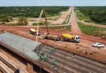 Continuam as obras do Rodoanel de Cuiabá, na BR-163/MT, mas sem prazo de conclusão Continuam as obras do Rodoanel de Cuiabá, na BR-163/MT, mas sem prazo de conclusão