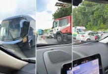 Acidente entre ônibus e carro deixa feridos na BR-101/ES na Serra Acidente entre ônibus e carro deixa feridos na BR-101/ES na Serra
