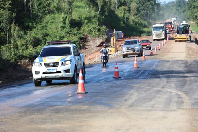 BR-174/MT tem tráfego liberado parcialmente, após obras de recuperação BR-174/MT tem tráfego liberado parcialmente, após obras de recuperação