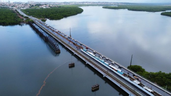 Liberado o tráfego em mais uma faixa na Ponte de Igapó, na BR-101/RN