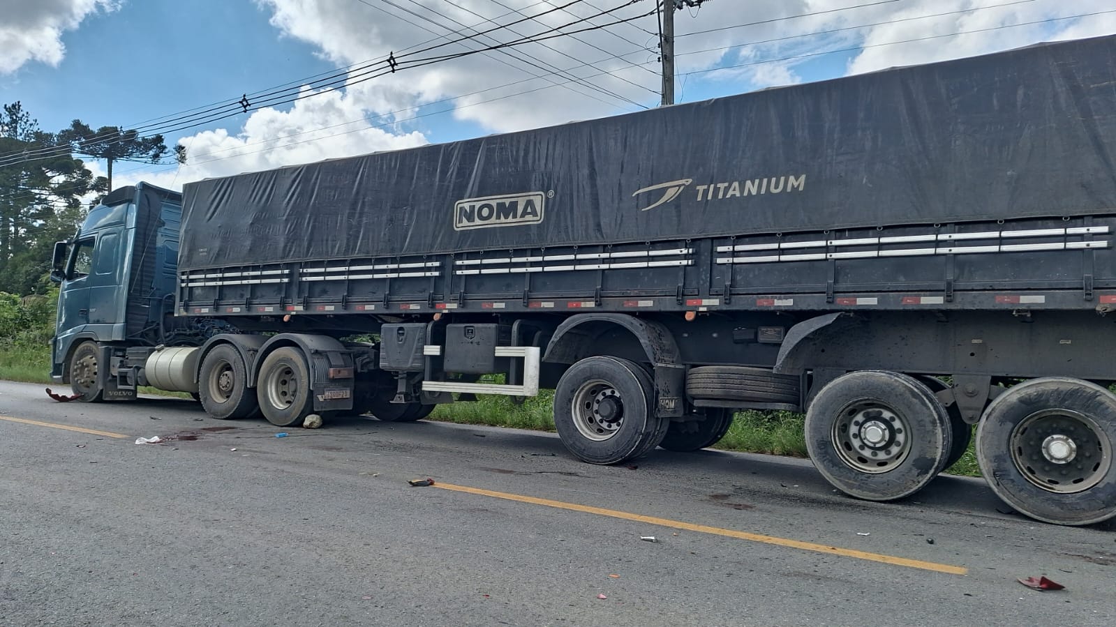 Motoqueiro atropela a mata usuário envolvido em acidente na SC-114