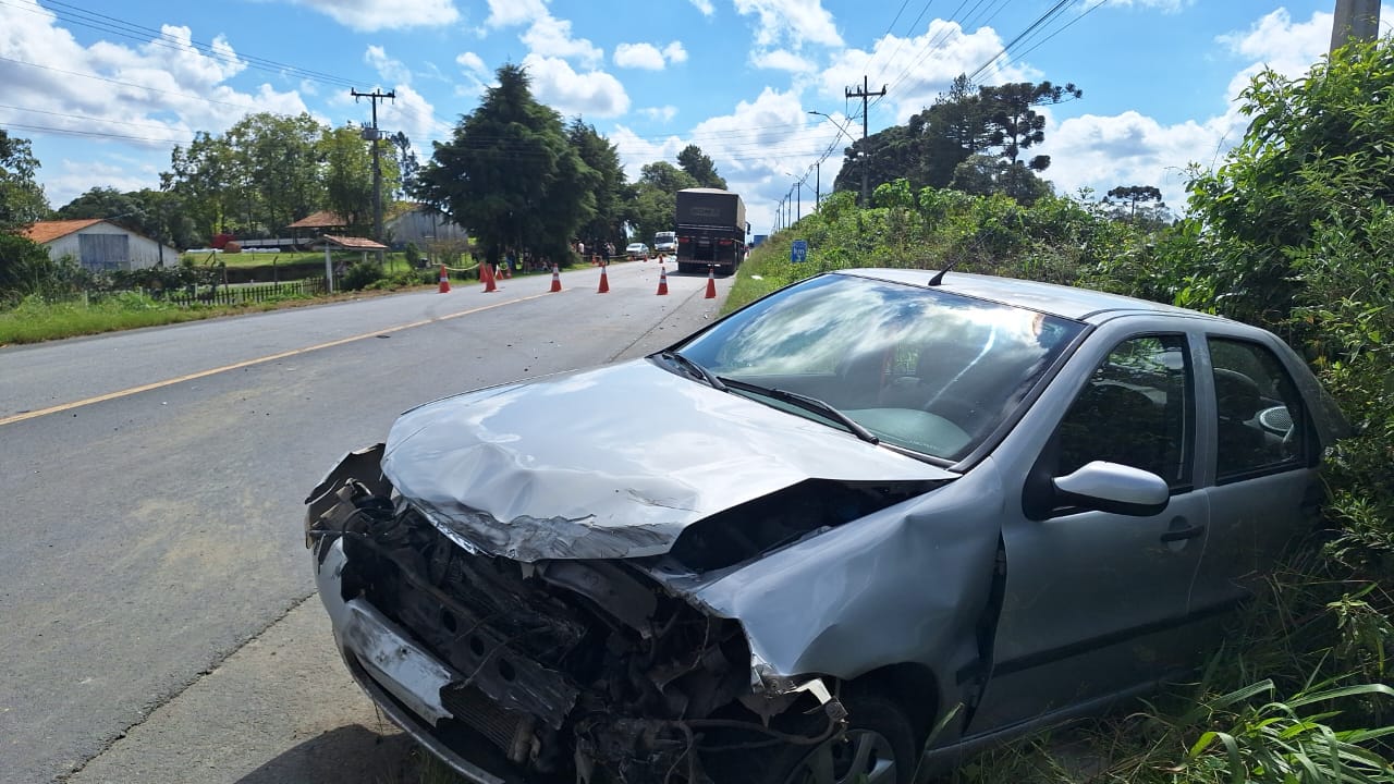 Motoqueiro atropela a mata usuário envolvido em acidente na SC-114