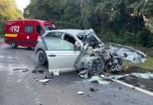 Acidente na BR-153/SC deixa uma pessoa morta, em Concórdia Acidente na BR-153/SC deixa uma pessoa morta, em Concórdia