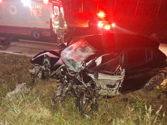 Colisão mata três jovens e deixa outro ferido gravemente na SC-110, em São Joaquim Colisão mata três jovens e deixa outro ferido gravemente na SC-110, em São Joaquim