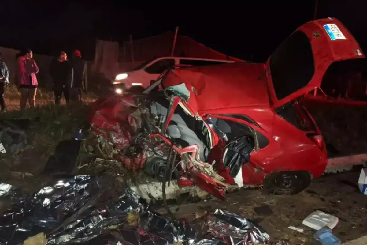 Colisão mata três jovens e deixa outro ferido gravemente na SC-110, em São Joaquim