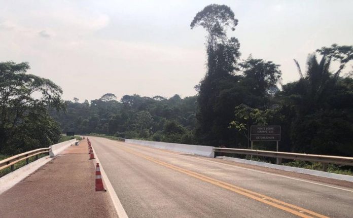 Rodovia BR-163/PA recebe serviços de manutenção preventiva em pontes