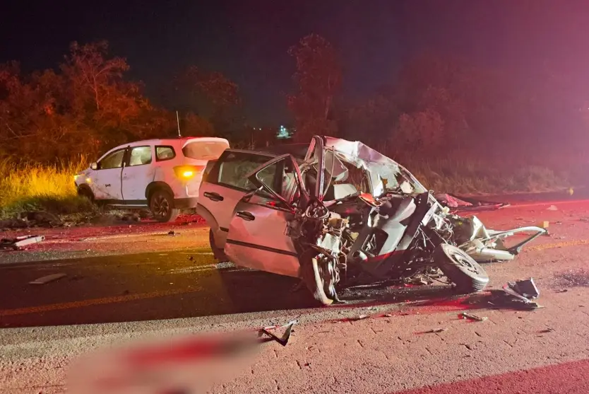 Acidente deixa quatro mortos na BR-487/PR, em Tuneiras do Oeste