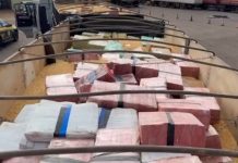 Carga com mais de 27 toneladas de maconha é apreendida na BR-163/MS, em Dourados Carga com mais de 27 toneladas de maconha é apreendida na BR-163/MS, em Dourados