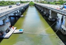 Ponte de Aracati na rodovia BR-304/CE recebe obras de manutenção Ponte de Aracati na rodovia BR-304/CE recebe obras de manutenção