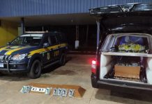 Em vez de um corpo, carro funerário transportava cocaína pela BR-262/MS, em Terenos Em vez de um corpo, carro funerário transportava cocaína pela BR-262/MS, em Terenos