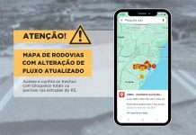 Usuários de rodovias gaúchas têm mapa que informa sobre interdições Usuários de rodovias do Rio Grande do Sul passam a contar com um mapa, que dispõe de informações sobre interdições em tempo real.