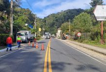 RJ-116 recebe serviços de poda de árvores, em Nova Friburgo, nesta segunda (23) RJ-116 recebe serviços de poda de árvores, em Nova Friburgo, nesta segunda (23)