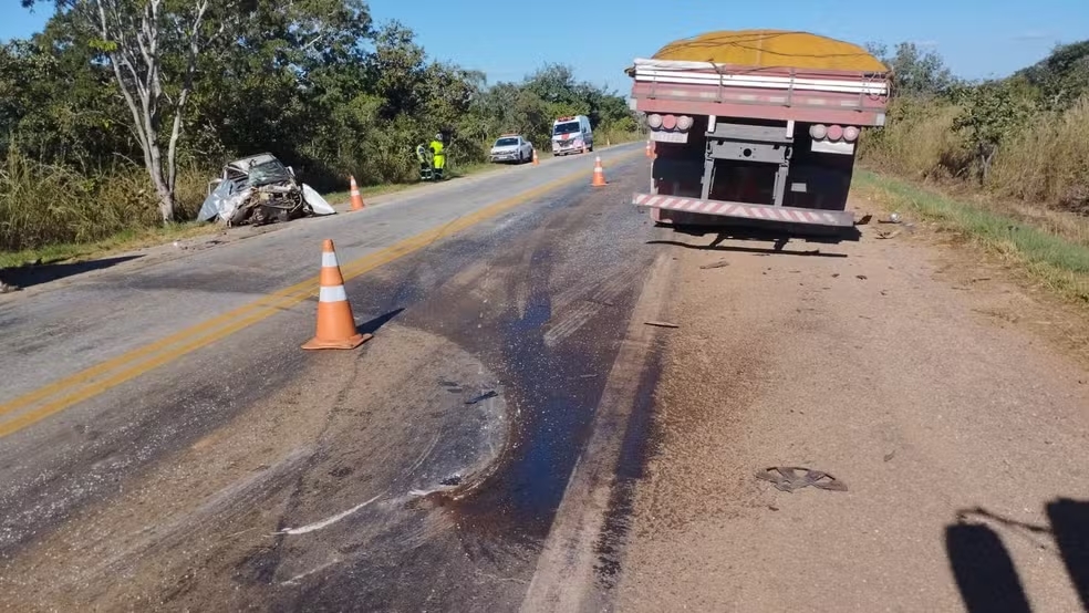 Acidente na BR-040/MG mata duas pessoas idosas, em Paracatu