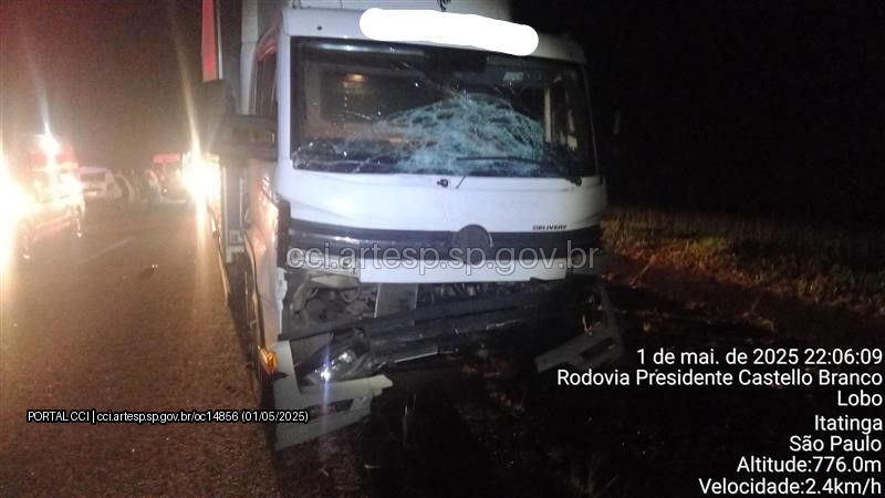 Duas pessoas morrem em acidente na Castello Branco, em Itatinga (SP)
