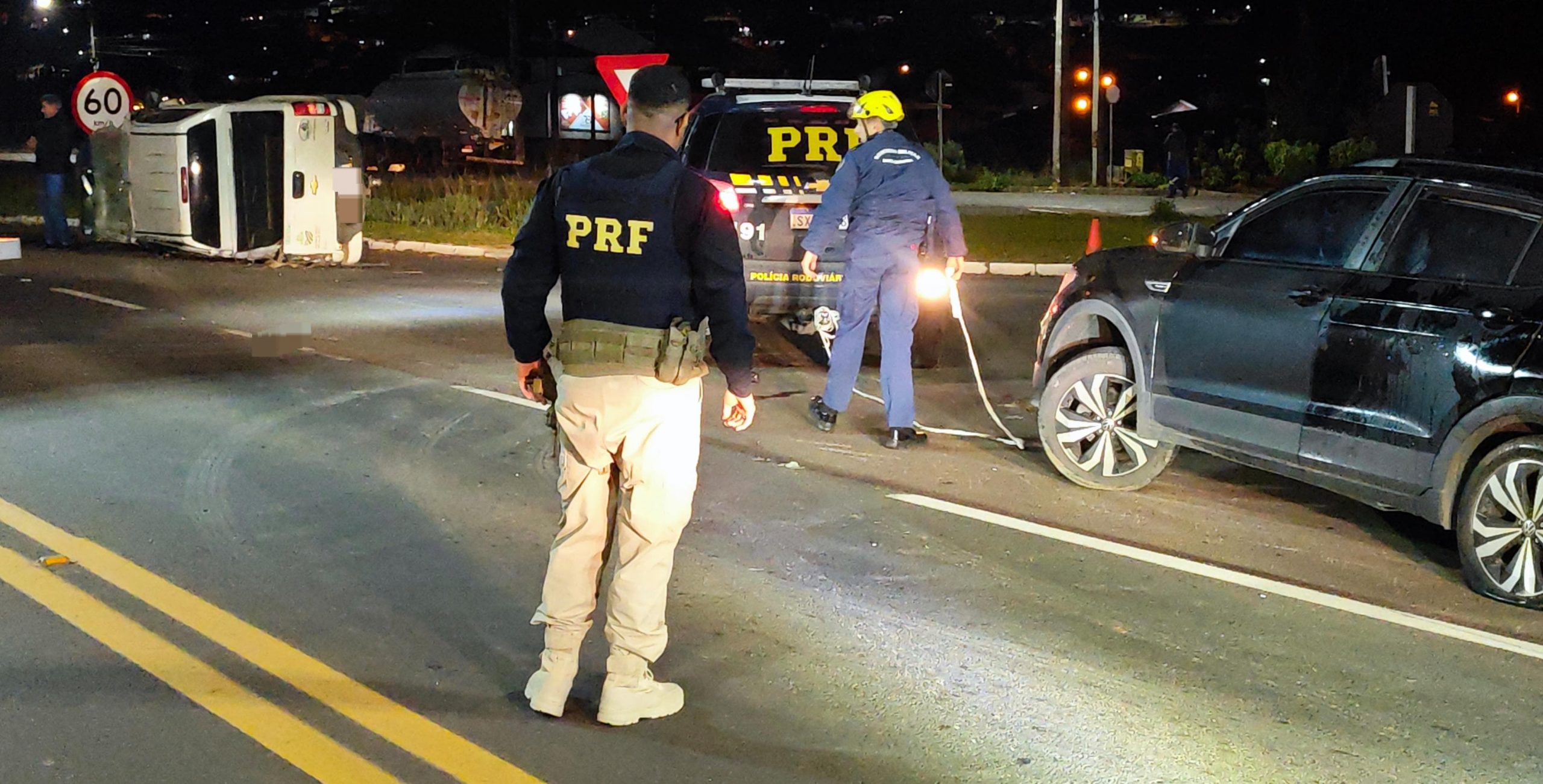 Acidente na BR-282/SC deixa motorista gravemente ferido, em Ponte Serrada