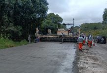 Concretagem na PRC-280, entre Clevelândia e Pato Branco, será finalizada neste mês Concretagem na PRC-280, entre Clevelândia e Pato Branco, será finalizada neste mês