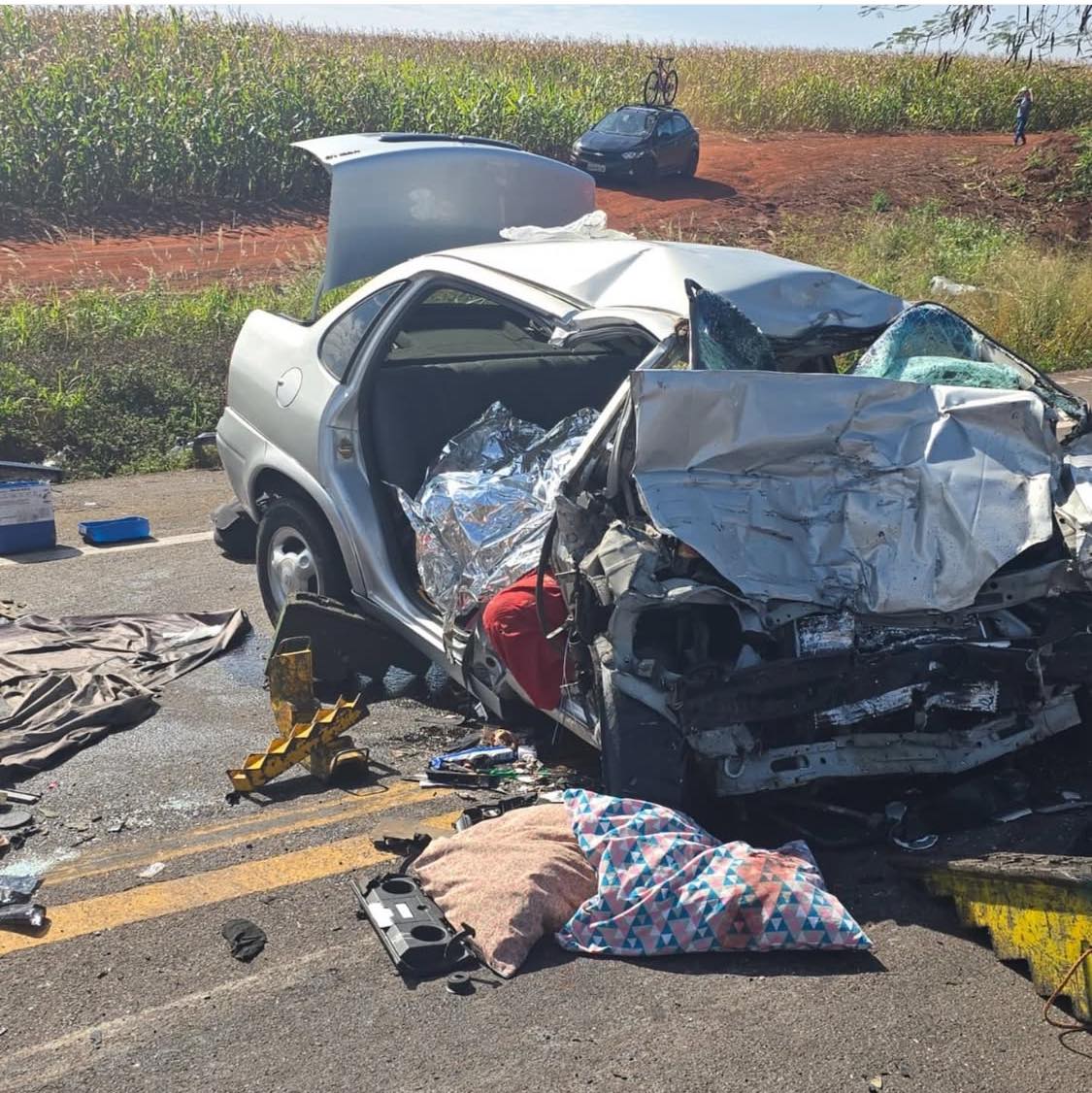 Família de Nova Odessa (SP) morre em acidente na PR-323, em Doutor Camargo