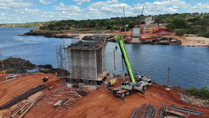 Obras de construção da nova ponte na BR-226/TO/MA atingem 50%; tragédia matou 14 Obras de construção da nova ponte na BR-226/TO/MA atingem 50%; tragédia matou 14