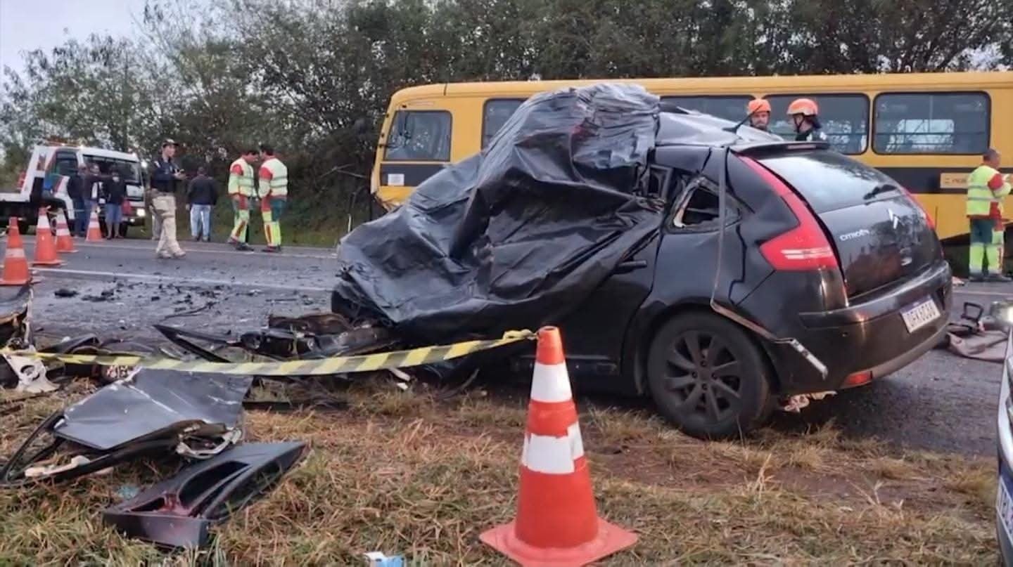 Morre a mãe de grave acidente na BR-369/PR, que matou marido e dois filhos, em Corbélia
