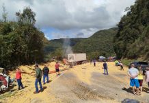 Acidente com interdição total da BR-277/PR, na Serra da Esperança, deixa 2 mortos Acidente com interdição total da BR-277/PR, na Serra da Esperança, deixa 2 mortos
