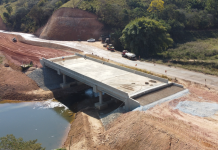 Pontes na BR-265, no Sul de Minas, serão entregues em setembro Pontes na BR-265, no Sul de Minas, serão entregues em setembro