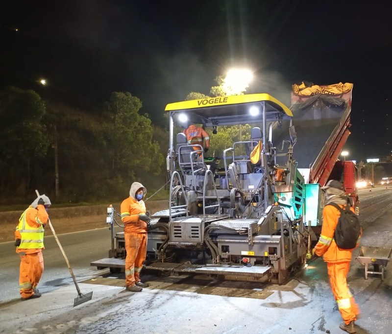 BR-040/MG terá serviços noturnos em BH, Nova Lima e Congonhas, nesta semana